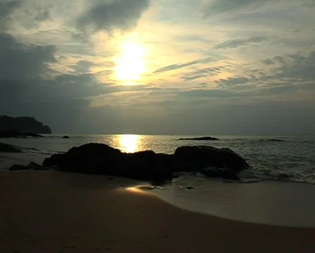 Beach waves Stock Footage 681284