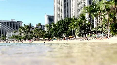 Beach waves Stock Footage 8987661