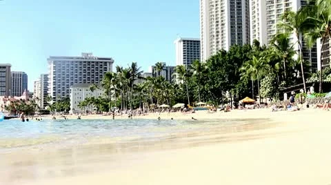 Beach waves Stock Footage 8987709