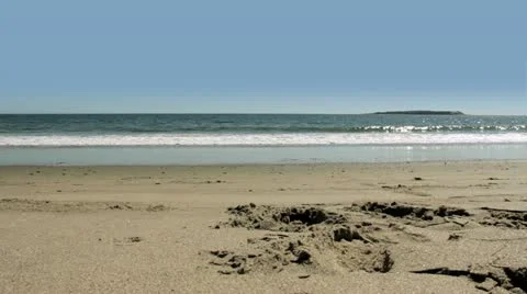 Beach Waves Stockbeeldmateriaal 11986191