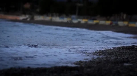 Beach waves Video stock 25217420