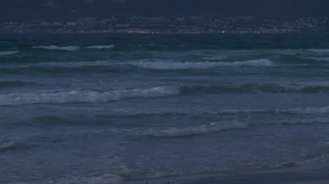 Beach waves Stock Footage 27348754