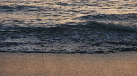 Beach waves Stock Footage 46564411