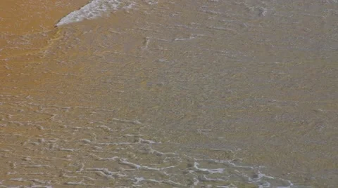 Beach with waves Stock Footage 57649231