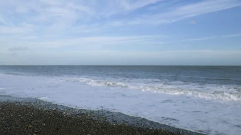 Beach waves Stock Footage 84967405
