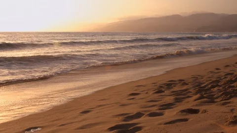 Beach Waves Stock Footage 96632684