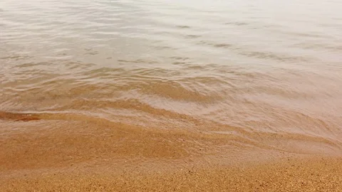 Beach with waves Video stock 125133102