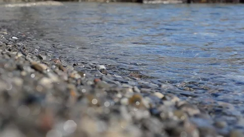 Beach waves Video stock 129807753