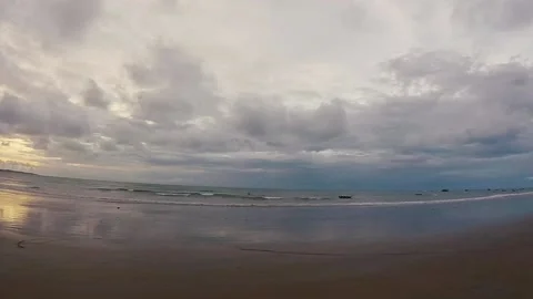 Beach Waves Stock Footage 194460377