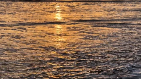 Beach waves Stock Footage 268266213