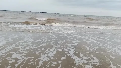 Beach Waves Stock Footage 302105402