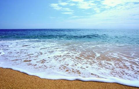 Beach waves 库存照片