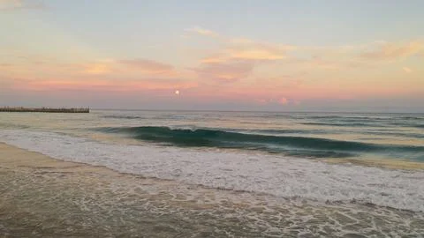Beach Waves Foto stock