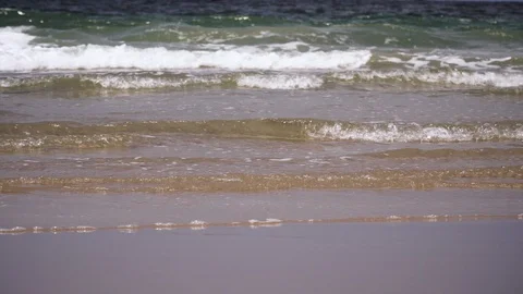 Beach waves sand beach. Stock Footage 108414068