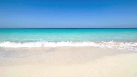 Beach waves on the seaside Stock-Footage 297427875