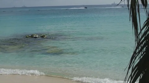 Beach Waves Small Various Slow Motion HD Stock Footage 73559997