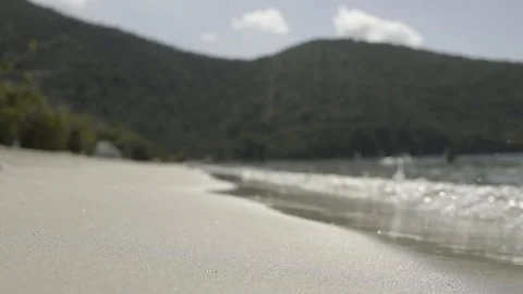 Beach waves in st johns beach Stock Footage 105729484