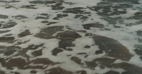 Beach waves wide Stock Footage 247339510