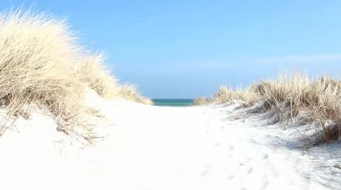 Beach - Way to the Sea 스톡 동영상 10866508