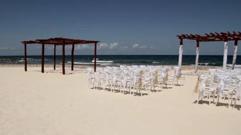 Beach wedding Stock Footage 41097457