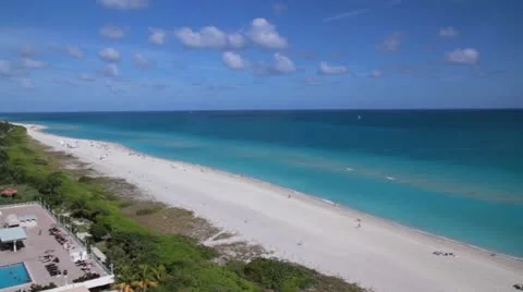 BEACH WIDE 3 POOL Video stock 20435913