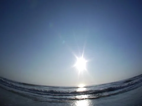 Beach wide angle  Stock Footage 8700952