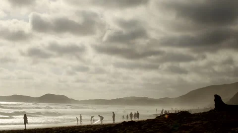 Beach wide Stock Footage 59841175