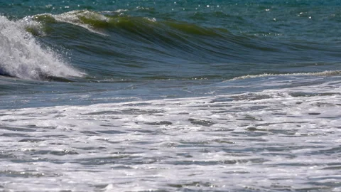 BEACH WIND WAVES DETAIL Stock-Footage 250351799