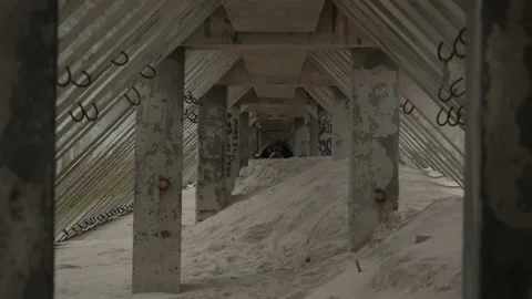 Beach in winter on the Baltic Sea Stock Footage 147385711