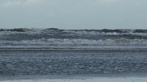 Beach in Winter Vidéo 264893638