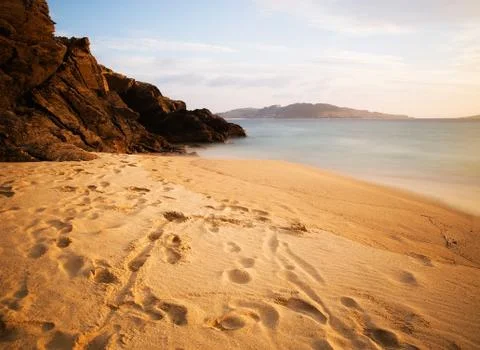 Beach without people Stock Photos