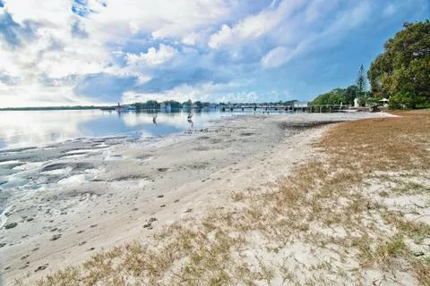 Beach at yamba Stock Photos