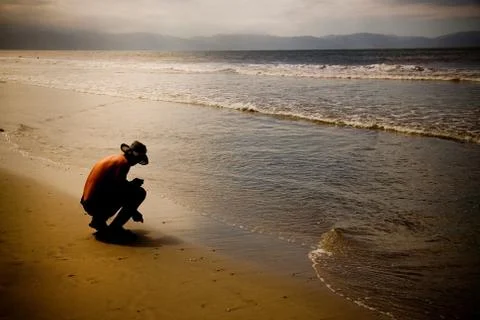 Beachcomber Stock Photos