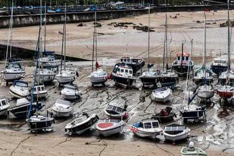 Beached Boats Stock Photos