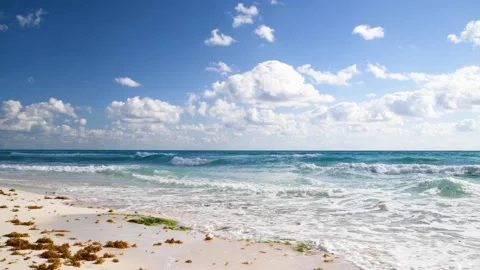 The Beaches of Cancun, Mexico Video stock 230041125