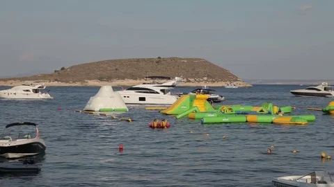 Beaches of the city of Magaluf. Stock Footage 80991557
