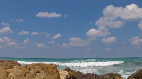 Beaches of Haifa3 Stock Footage 51380018