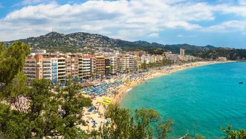 Beaches in Lloret de Mar Foto stock