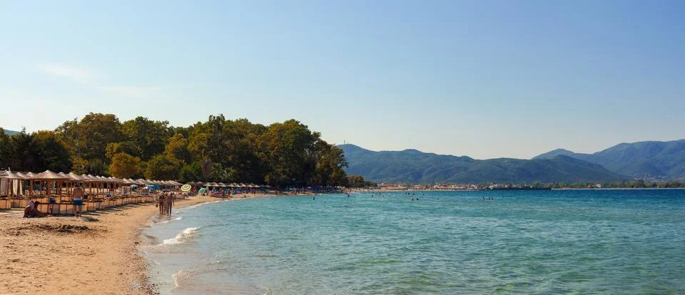 Beaches of Stavros Stock-Fotos