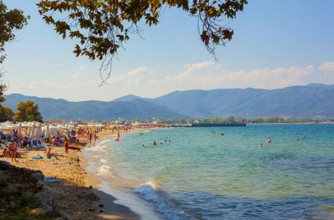 Beaches of Stavros Stock Photos