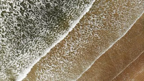 The beachfront, calm waves Foto stock