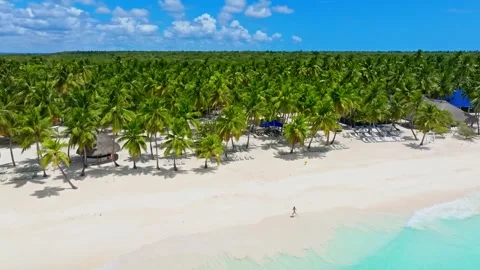 Beachfront resort. Luxurious rest and vacation.	 Stock Footage 341159625