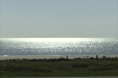 Beachfront View - NTSC Stock Footage 12270820