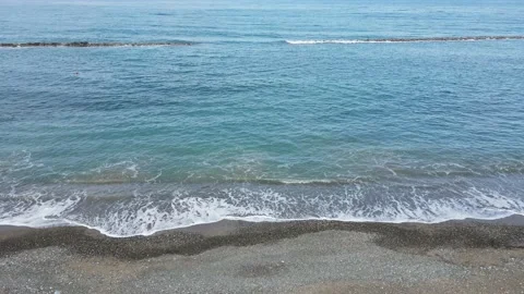 Beachfront view at pafos Video stock 149185210