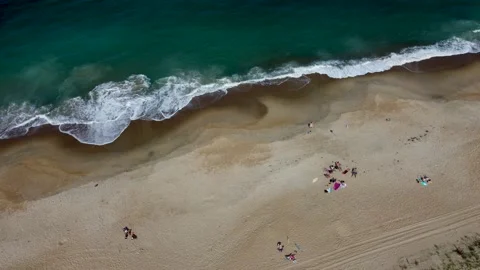 BeachOverhead Stock Footage 161379954