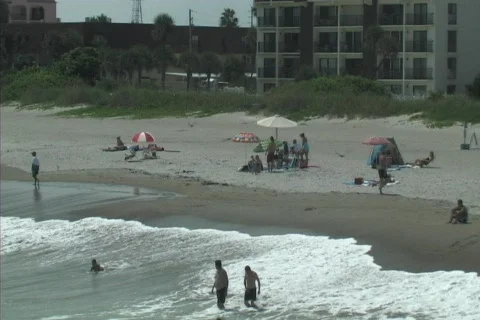 Beachpeople Video stock 78093