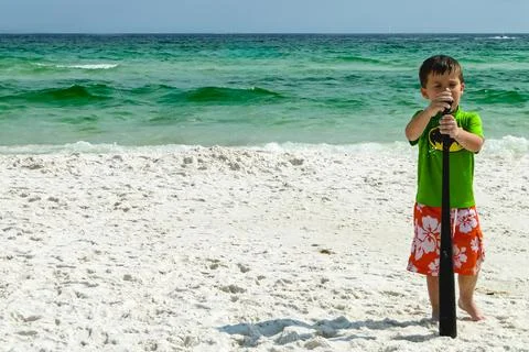 Beachside Adventure Foto stock