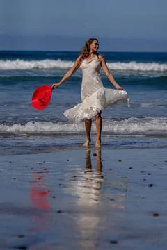 Beachside Elegance: A Day of Serenity by La Jolla Pier with Radiant Blue S... 스톡 사진