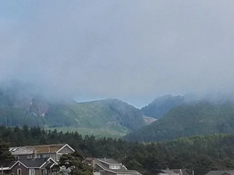 Beachside Mountains Stock Photos