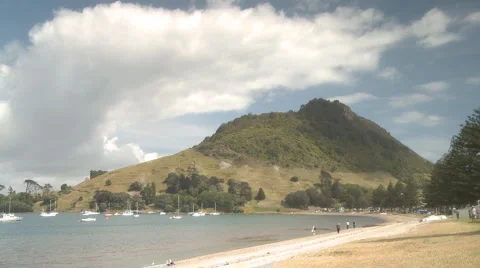 Beachside scene Stock Footage 936065